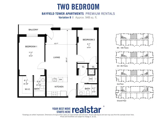 2 Bdrm. 2 Bath Apt. for Rent at Bayfield Tower in North Barrie! in Long Term Rentals in Barrie - Image 19