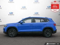 New Price! Odometer is 10494 kilometers below market average! Blue 2024 Volkswagen Taos Comfortline... (image 3)