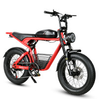 New 1200W Retro Ebike 50km/h Free Shipping Warranty