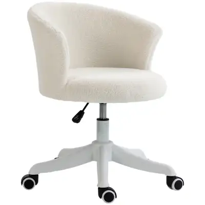 Armless Office Chair, Fluffy Computer Desk Chair with Adjustable, View more