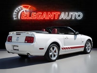 2007 Ford Mustang GT Convertible White Exterior on Red Interior and Powerful 8-Cylinder Engine. This... (image 7)