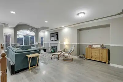 Downstairs has legal 2 basement suite and a bachelor suite as a mortgage helper. Step into the true...