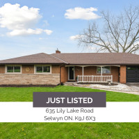JUST LISTED - 635 LILY LAKE ROAD, SELWYN, ON, K9J 6X3