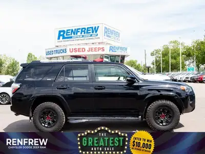 4x4, 4.0L V6, 3-Row, TRD Wheels, Sunroof, Heated Leather Seats, Backup Camera, Rear Sliding Window,...