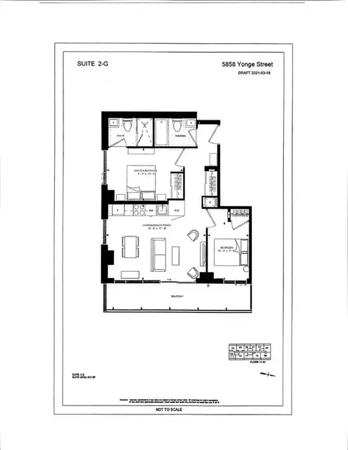 Sale For Loss (Deposit and more) Unit 1: Address:5858 Yonge st, Toronto Interior Size: 672 Sqft Bedr...