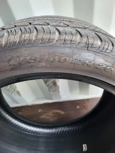 PIRELLI 275 40 ZR20. WITH LESS THAN 5000 KMS ON THEM.ALL IN VERY GOOD CONDITION. I WILL ONLY TAKE PH...