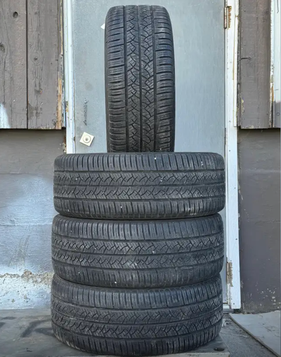 Continental 225/55R17 tires all season 225/55/17 with 9/32 or 80% tread cost $1200 new fits: Honda A...