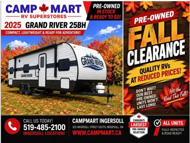 2025 Grand River RV Grand River 25BH in Travel Trailers & Campers in Woodstock - Image 2