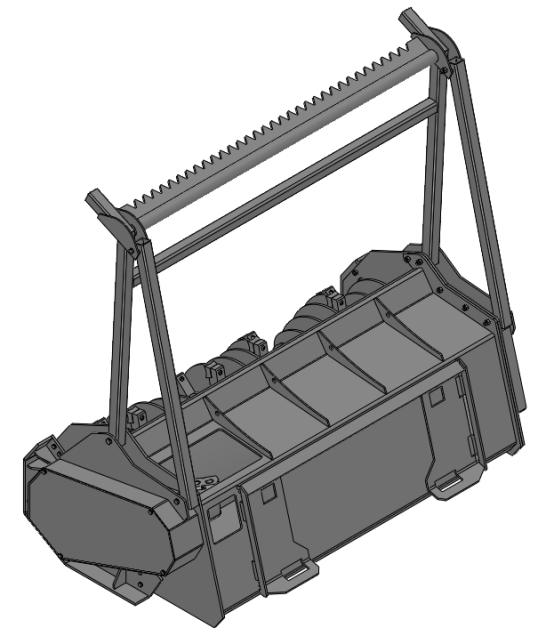 New Hydraulic Drum Cutter Mulcher for Skid Steer | SU25025 in Heavy Equipment Parts & Accessories in Prince Albert - Image 3