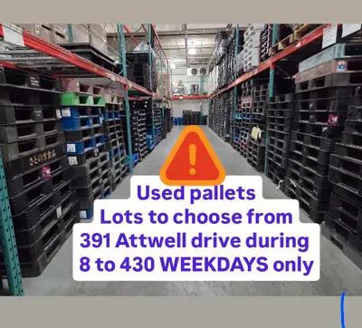 In stock DRY indoor pallets for sale 48x40 wood or plastic, View more