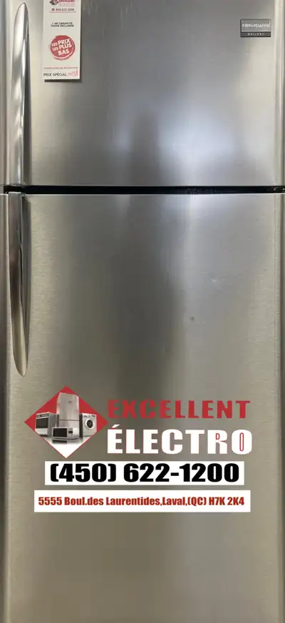 ! FRIGO INOX STANDARD EN PROMOTION!TAXES INCLUSES + 1 AN GARANTI, View more