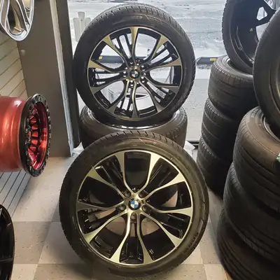New set (4) of winter BMW X5 wheels & tires BMW X6 tires and wheels Tires 315/35R20 tires REAR 275/4...