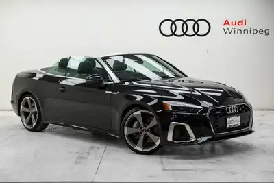 Local trade with only 4600km!! Certified Pre-Owned. This Audi A5 Cabriolet delivers a Intercooled Tu...