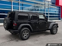 Lease Return, Super Low Kilometers, One Owner, Black 2022 Jeep Wrangler Unlimited Sport 4X4, 8-Speed... (image 5)