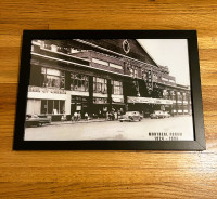 Framed 1924-1996 Montreal Forum Home of the Habs