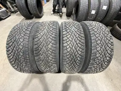Four used 225/65R17 Nokian Hakkapeliitta R5 SUV winter tires. In good condition no plugs or patches...
