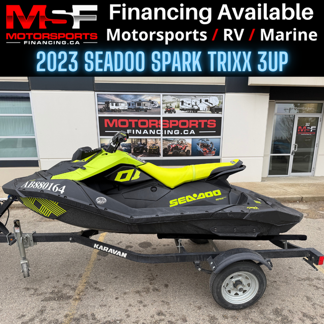 2023 SEADOO SPARK TRIXX 3UP (FINANCING AVAILABLE) in Personal Watercraft in Strathcona County - Image 2