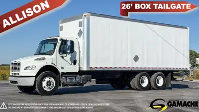 Heavy truck - # STOCK: C-36676 2018 FREIGHTLINER M2 106 CAMION FOURGON AVEC HAYON ÉLÉVATEUR 2018 FRE...