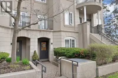 Welcome to this stunning, modern, and impeccably maintained 2-storey stacked condo townhouse in one...