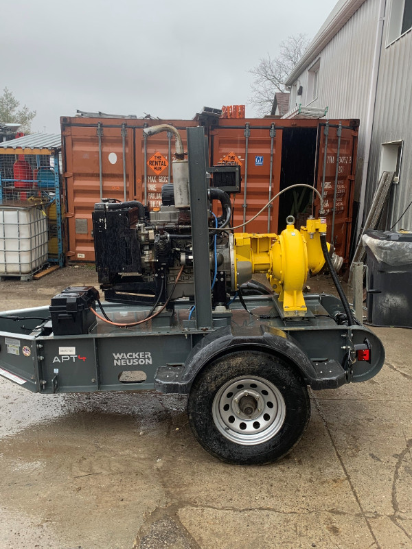 4" Wacker Neuson Towable Pump in Heavy Equipment in Oshawa / Durham Region - Image 2