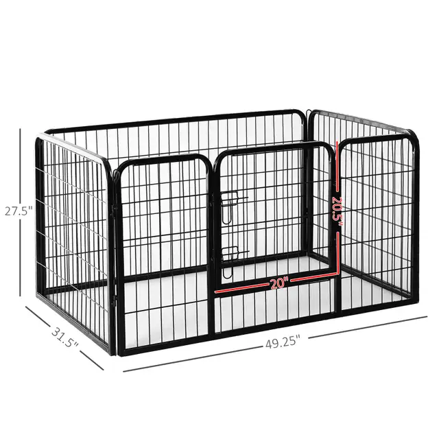 NEW 4 PANEL PET PLAYPEN HEAVY DUTY 49 IN DC105 in Accessories in Saskatoon - Image 4