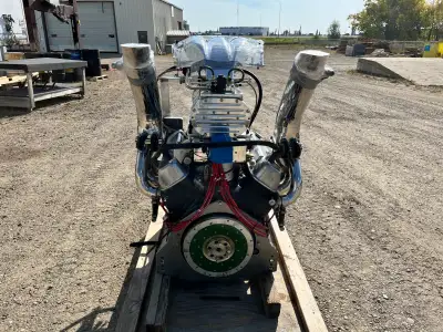 Dart Big M Block 4.530 Bore X 4.250 stroke 548CID 4340 Callies crank, and 6.385 Rods Je pistons, Dar...