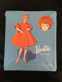 Barbie Blue Dollcase Mattel 1963