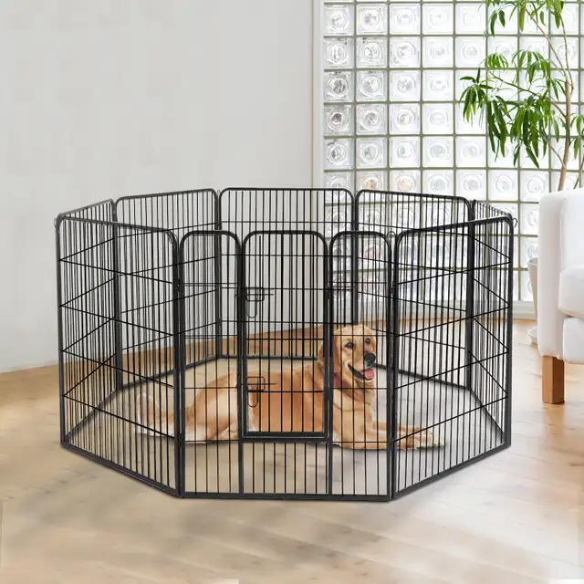 NEW 8 PANEL 40 IN DOG PLAYPEN HEAVY DUTY DC107 in Accessories in Saskatoon - Image 3