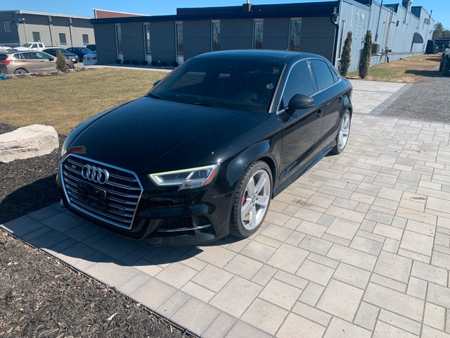 2018 Black Audi S3 Quattro $198.48 Bi-weekly in Cars & Trucks in Ottawa - Image 2