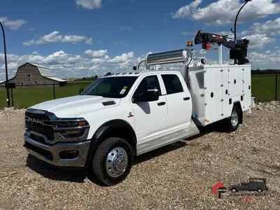 Countryside Fleet NEW - 2026 Dodge Ram 5500HD 4x4 Crew Cab Service Truck + 6.7L Cummins Diesel + 4x4...