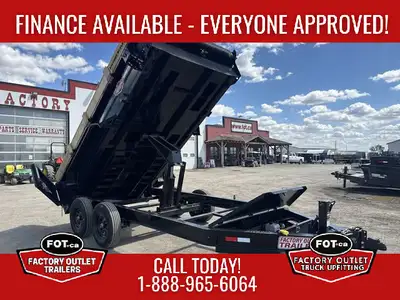 Welcome to Factory Outlet Trailers! NEW Contractor Pro 7x14ft HD Dump Trailer from Factory Outlet Tr...