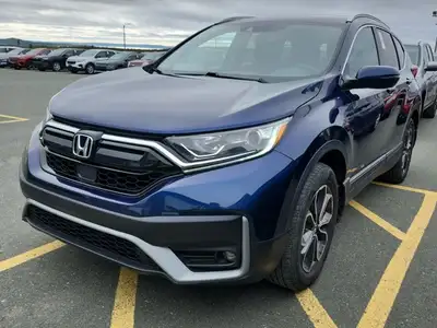 Look at this certified 2022 Honda CR-V EX-L AWD | Leather | Sunroof | Heated Seats + Steering | Adap...
