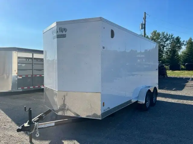 2023 B10 V nose Contractor / Toyhauler 7x16 Cargo Trailer in Cargo & Utility Trailers in Calgary - Image 4