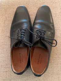 Nordstrom Black Leather Dress Shoes Size 9M