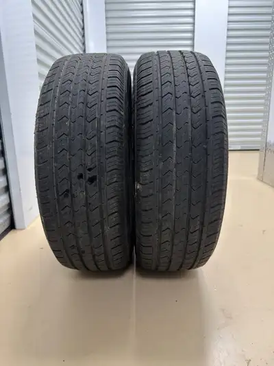 2 Tires Size: 225/65 R17 All-season Tires Sunfull Price: $140 for all Clean and ready to install Sto...
