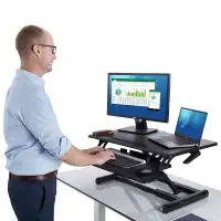 Height Adjustable Home Office Desk Converter Computer Desk Riser