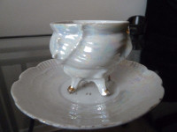 Cup and Saucer, mother of Pearl