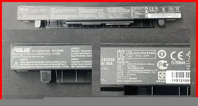 Batterie neuve # A41-X550A pour ordinateur portable Asus in Laptop Accessories in Saguenay - Image 3