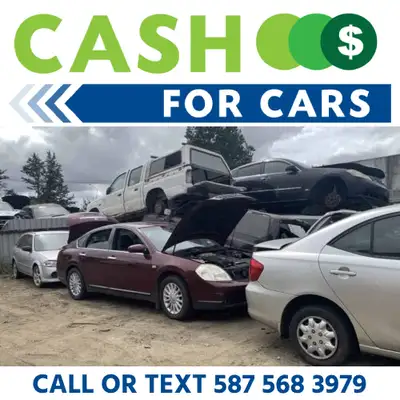 We Buy Junk Cars in Edmonton, AB Call Now! To Find Out The Value Of Your Vehicle! (587) 568-3979 Ser...