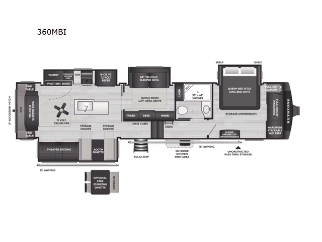 2026 Keystone RV Cougar 360MBI in Travel Trailers & Campers in Kamloops - Image 3