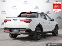 Recent Arrival! White 2024 Hyundai Santa Cruz Preferred AWD Shiftronic 2.5L I4 APPLE CAR PLAY, HEATE... (image 4)