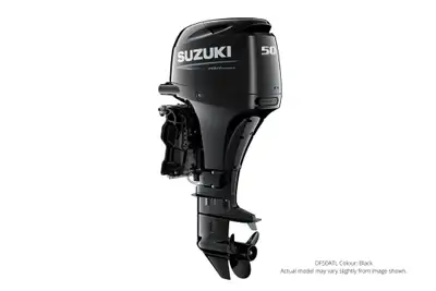2026 Suzuki DF50ATL Long Shaft, Power Trim & Tilt, Remote Engine Controls and rigging sold separatel...