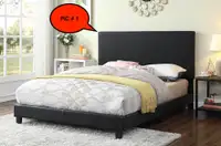 GUELPH BEDS – QUEEN / DOUBLE SIZE LEATHER BED FOR $229 ONLY
