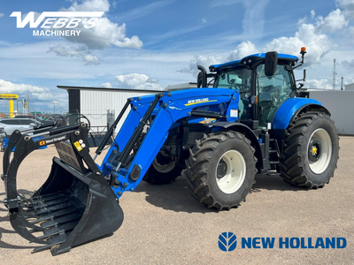 2024 NEW HOLLAND T7.190/915LA LOADER TRACTOR 476 Hrs, 120 PTO HP, CVT Transmission, 650/65R38 Tires,...