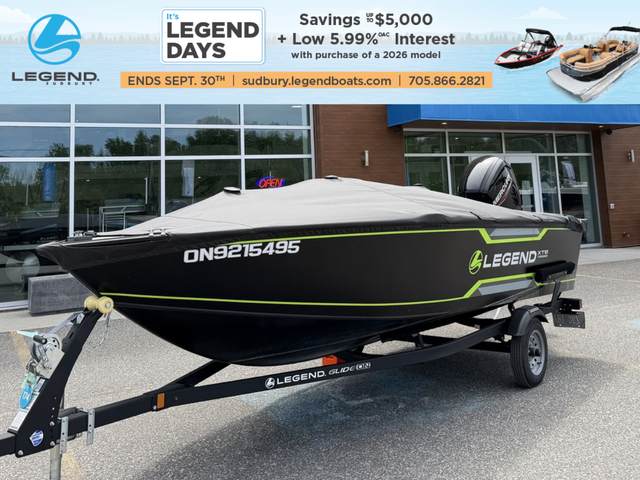 2023 Legend 16 XTE SC Sport Pre-Owned Fishing Boat in Powerboats & Motorboats in Sudbury - Image 2