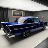 Check out this stunning 1957 Chevrolet two door Pro-Street! This car is impressive. Originally manuf... (image 1)