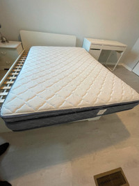 double size mattress.   feeling comfortable soft