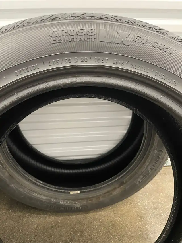 Set4️⃣: 255/50R20 105 T Continental CROSSCONTACT LX SPORT. in Tires & Rims in Mississauga / Peel Region - Image 3