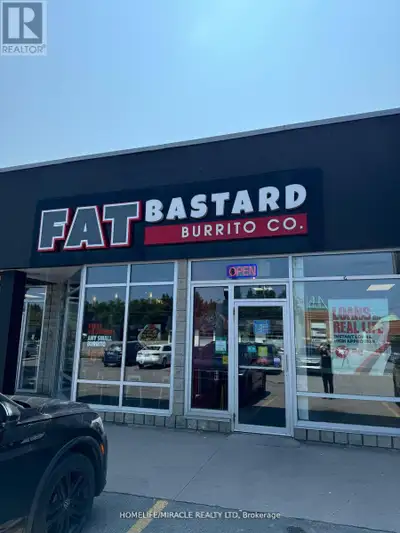 Excellent Turned Key Fat Bastard Burrito Business For Sale in Lindsay. Located at the busy intersect...