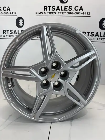 Set of 4 Factory OEM Chevy Corvette C8 Rims New Takeoffs Staggered setup: 19" front / 20" rear Remov...